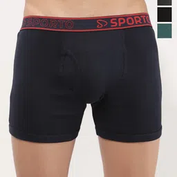Sporto by Macho Pack Of 4 Mid-Rise Trunks-picture-23