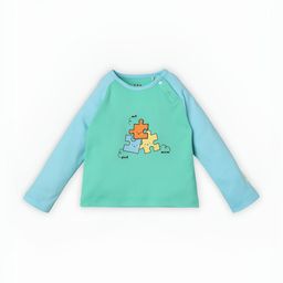 Ed-a-Mamma Baby Kids Colourblocked Bio Finish T-shirt-image-30