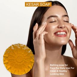 GROOVY Refreshing Orange Kesar Bath Bar- 100 g-97