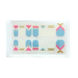 Hawtever Set Of 14 Long Lasting Nail Wraps - Pink Mountain-18