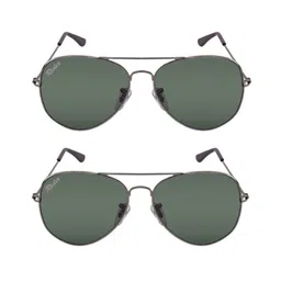 REDEX 2Pcs Full-Rim Oversized Sunglasses-image-9