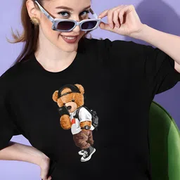 Moda Rapido Women Drop-Shoulder Sleeves T-shirt-picture-14