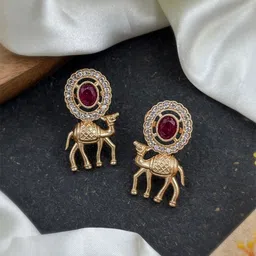 NAMAN ARTS Contemporary Studs Earrings-22