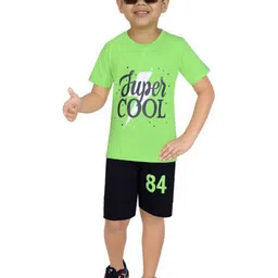 ZADMUS Boys Printed Short Sleeves Pure Cotton T-shirt With Shorts-picture-5
