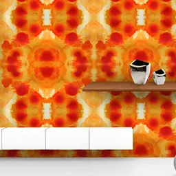 ArtzFolio Printed UV-Resistant Anti-Bacterial Watercolor Abstract PatternPeel & Stick Wallpaper-image-69