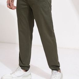 HIGHLANDER Men Slim Fit Cotton Joggers-image-94