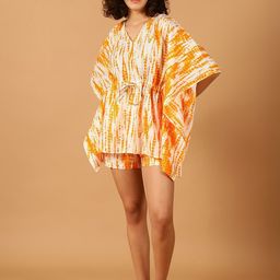 Blissence Women Tie and Dye Printed Night suit-image-3