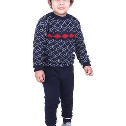 Rebiva Unisex Navy Blue Clothing Set-image-28