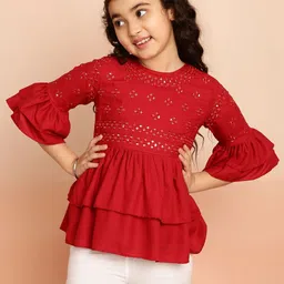 Ishti Floral Print Keyhole Neck Top-picture-14