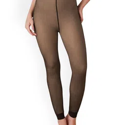 CareDone High Rise Stretchable Fleece Fur Thermal Stocking-image-87