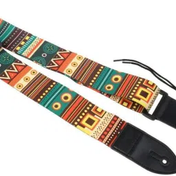 Acoustic Adjustable Guitar Strap with PU Leather Ends Guitar String-picture-19