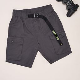Pantaloons Junior Boys Regular Fit Mid-Rise Cotton Cargo Shorts-46