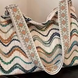 StyleCast Checked Structured Sling Bag with image 2