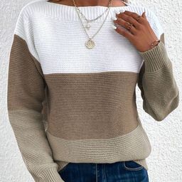 Mast & Harbour Women Colourblocked Pullover-image-29