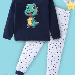BLUSHES Kids Printed Pure Cotton Night suit-image-58