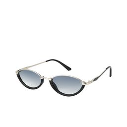 SALTY Women Grey Lens & Silver-Toned Oval Sunglasses with-image-14