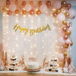 Special You 50-Pcs White & Pink Festive Decor-23