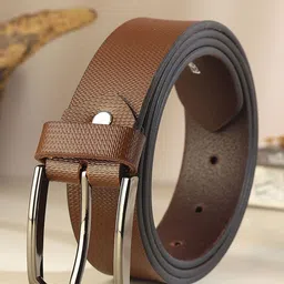 Provogue Men Textured Leather Belt-image-65