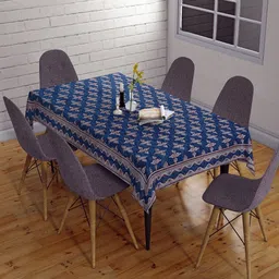 Sun Rise Blue Anti-Skid 6-Seater Table Cover-19