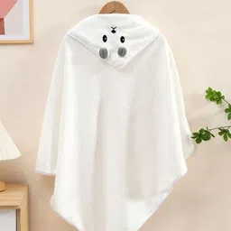 Butterthief White & Grey 1 Printed Other 250 GSM Bath Towel-picture-42