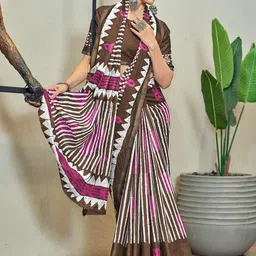 Pandadi Saree Women Geometric Printed Sarees-image-48