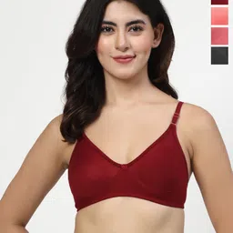 LILYWomen wnysor Pack of 4T-shirt Full Coverage Lightly Padded Seamless Bra-20