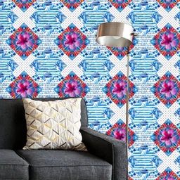 ArtzFolio Printed UV-Resistant Anti-Bacterial Watercolour Geometric Pattern Peel & Stick Wallpaper-image-55