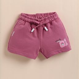 Biskid Purple Cotton Shorts-image-91