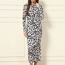 TANDUL Women Bodycon White Dress-image-75