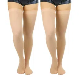 NESKA MODA Women Beige Stockings-image-46