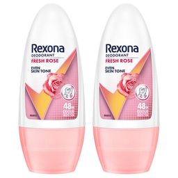 Rexona Set Of 2 Fresh Rose Underarm Roll On For Women - 50ml Each-19