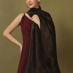 Pashmoda Striped Woolen Shawl-picture-34
