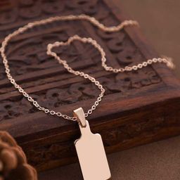 SZN Rose Gold-Plated Circular Pendant with Chain-picture-30