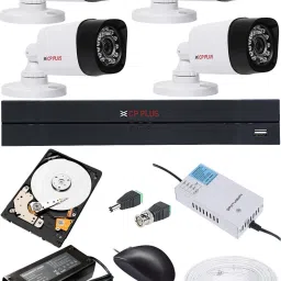 CP PLUS CP-PLUES 4CHDVR CP-UVR-0401E1-V4 01PCS BULLETCAMERA CP-TA10L2-0360 04PCS 90METARCABLE 1TB HDD COMBO KIT Security Camera-2
