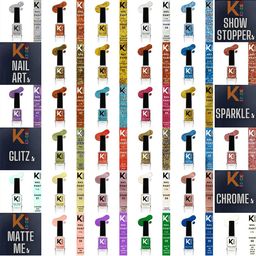 KINDED Set Of 5 Matte Finish Nail Polish- 9 ml Each- Shade- 56- 57- 58- 59- 60 image 5