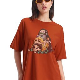 TOGS & TERRE Women Printed Organic Cotton T-shirt-picture-47