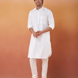 Fabindia Shirt Collar Pure Cotton Straight Kurta-picture-41