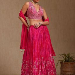 Soch Embroidered Ready to Wear Lehenga & Blouse With Dupatta-image-52
