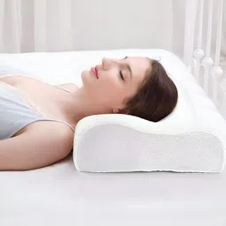 AD-RML White Orthopedic Cervical Contour Lightweight Memory Foam Pillow-57