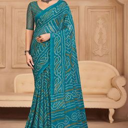 Reboot Fashions Bandhani Pure Chiffon Bandhani Saree-picture-18