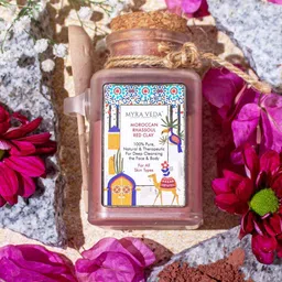 MYRA VEDA Pure & Natural Moroccan Rhassoul Red Clay Face Mask - 100 g-17