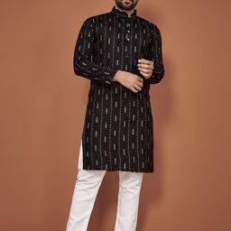 Anaita Men Embroidered Mirror Work Kurta-picture-55