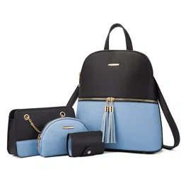 RAVE Women Colourblocked Backpack-16