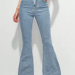 Glossia Women Bootilicious Bootcut High-Rise Light Fade Stretchable Jeans-picture-0