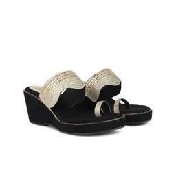 BN FOOTWEAR Embellished Wedge Sandals-image-74