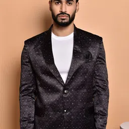 PRINTINDIA Printed Single-Breasted Blazer-39