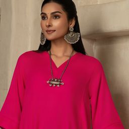 Sangria Women Regular Kurta with Trousers-picture-18