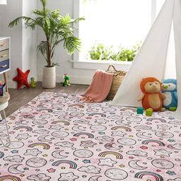 Kaleen India Pink Polyester Carpets-image-59