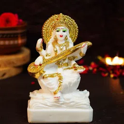 Ekhasa White Religious Figurine Showpiece-52