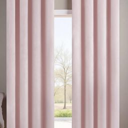 IVAZA Peach Polyester Door Curtains-10